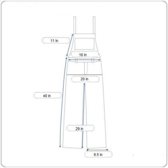 Looney Tunes Women's Y2K Overalls - Embroidered Tweety and Sylvester Bib - Picture 8 of 8